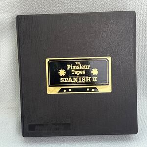 Vintage Pimsleur Spanish II Cassettes 9-16 Language Course Heinle & Heinle
